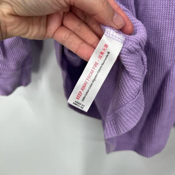 Intimately Free People Early Night Thermal Top in Lavender - Picture 7 of 7